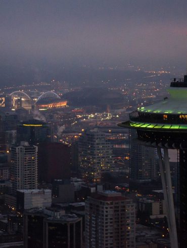 Seattle Seahawks 12th Fan Space Needle City scape logo Jersey NEW Russell  Wilson